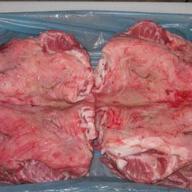 FROZEN PORK HEAD, SKIN BONES